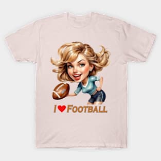 I Love Football T-Shirt